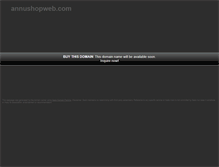 Tablet Screenshot of annushopweb.com